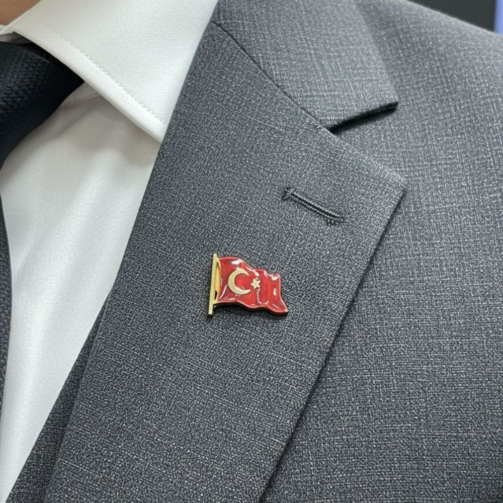 Türk Bayrağı Rozet